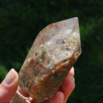Scenic Garden Quartz Tower, Lodolite Quartz Crystal Tower