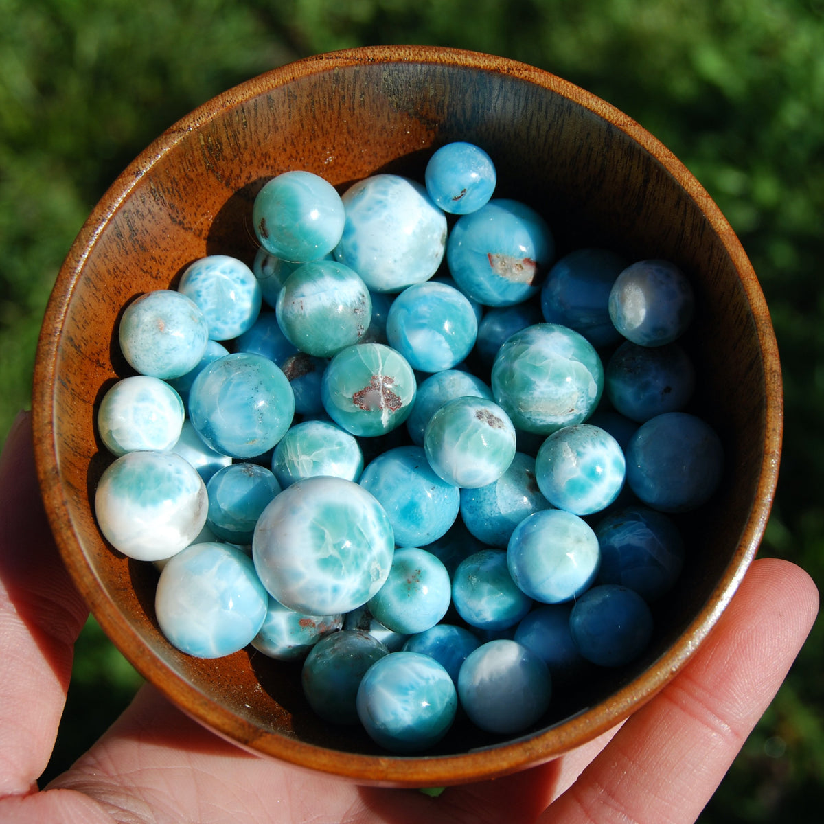 AAA Larimar Crystal Mini Sphere, Dominican Republic