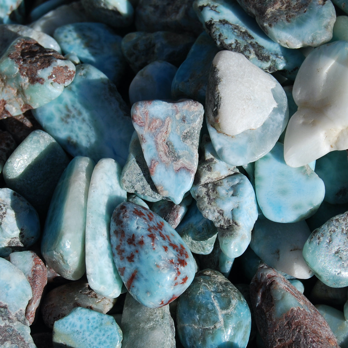 Larimar Crystal Tumbled Stones