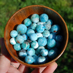 AAA Larimar Crystal Mini Sphere, Dominican Republic