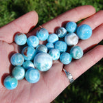 AAA Larimar Crystal Mini Sphere, Dominican Republic