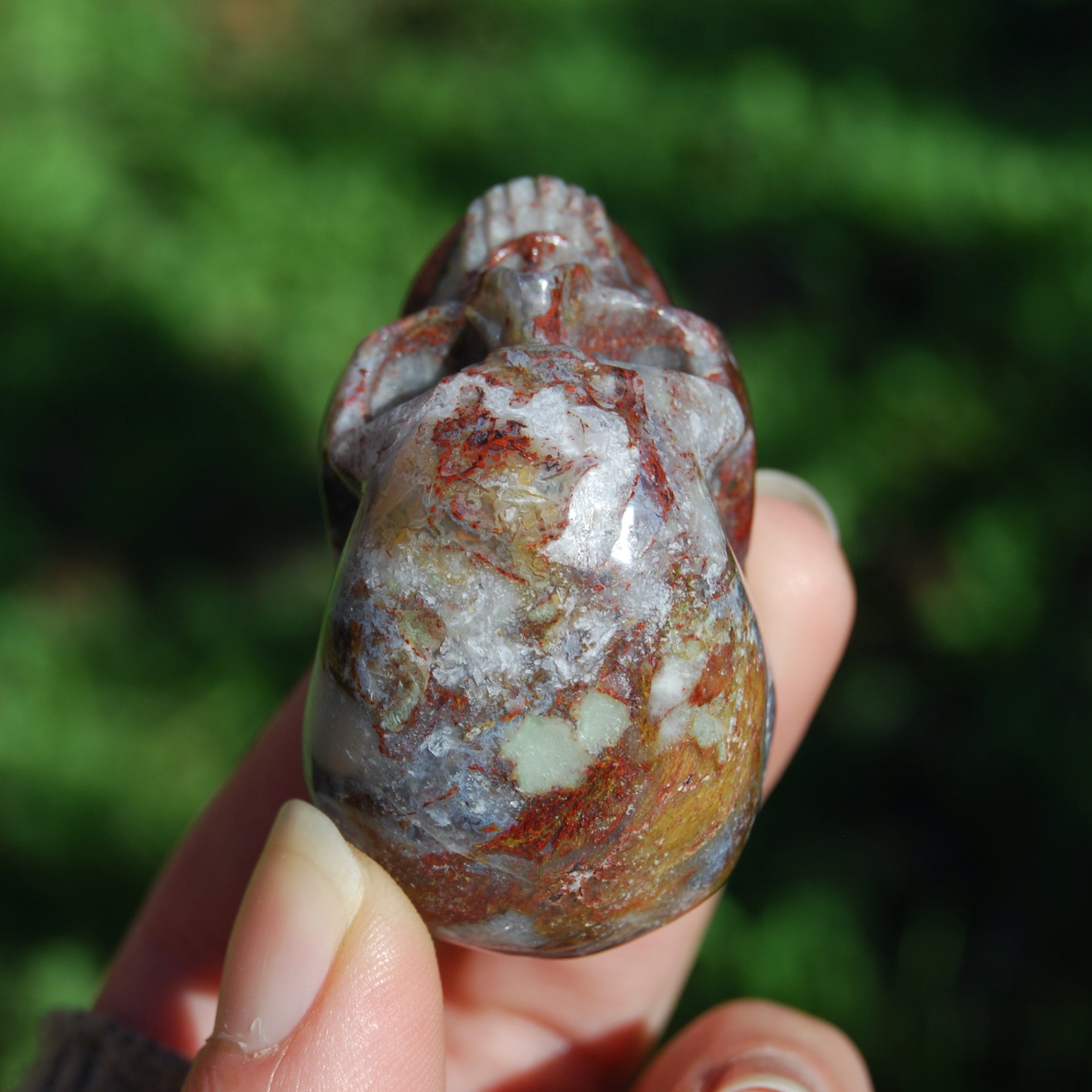 Pietersite Carved Crystal Skull