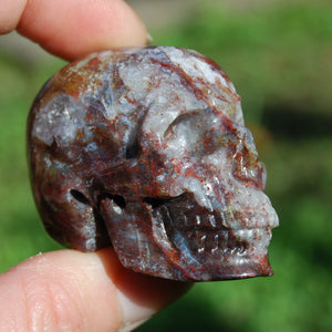 Pietersite Carved Crystal Skull
