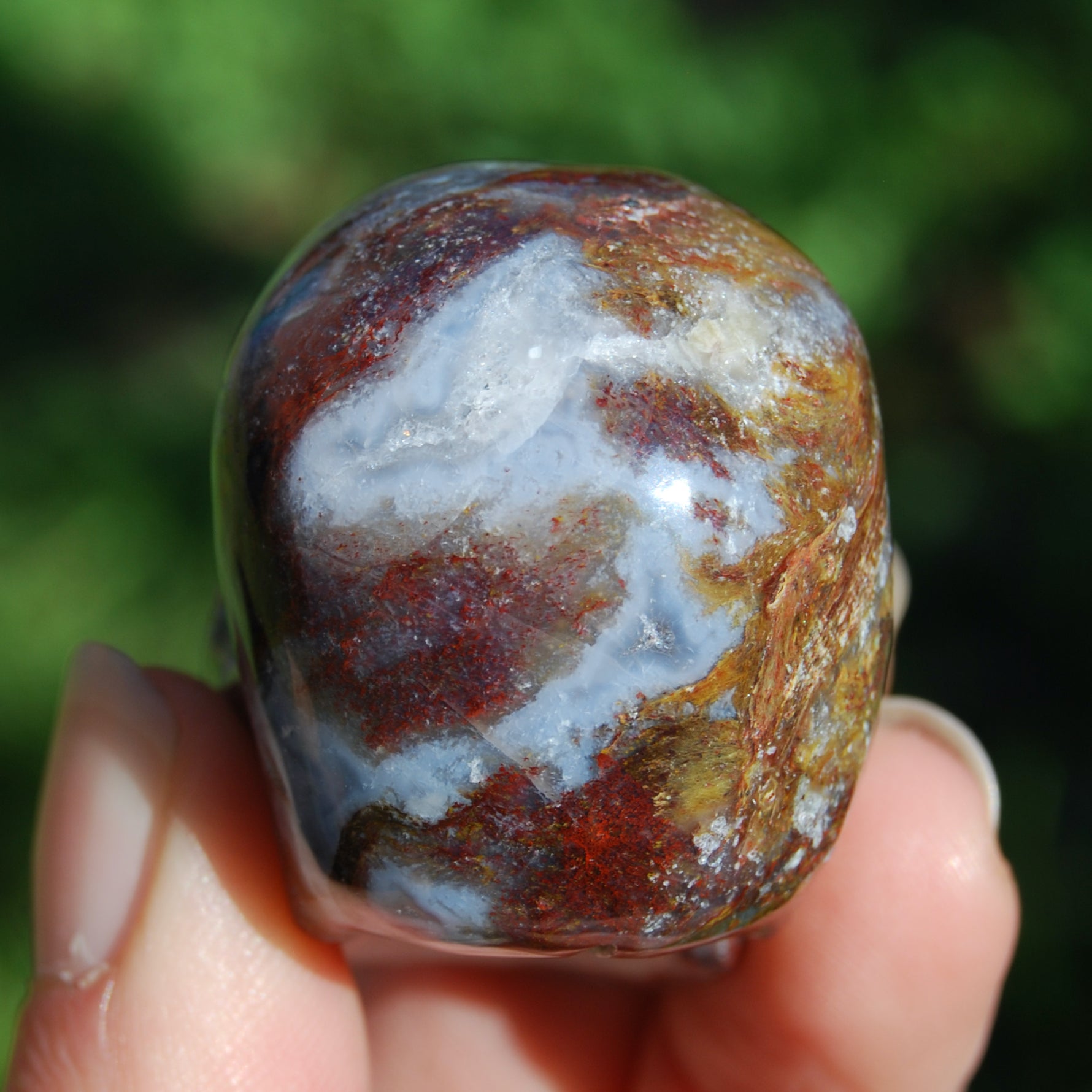 Pietersite Carved Crystal Skull