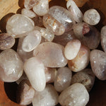 Pink Lithium Quartz Crystal Tumbled Stones