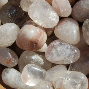 Pink Lithium Quartz Crystal Tumbled Stones