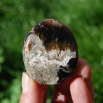 Violet Plume Agate Crystal Freeform Tower, Purple Agate, Indonesia