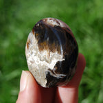 Violet Plume Agate Crystal Freeform Tower, Purple Agate, Indonesia