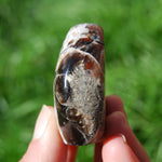 Violet Plume Agate Crystal Freeform Tower, Purple Agate, Indonesia