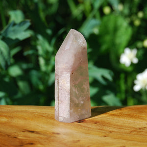 Pink Lithium Quartz Crystal Tower