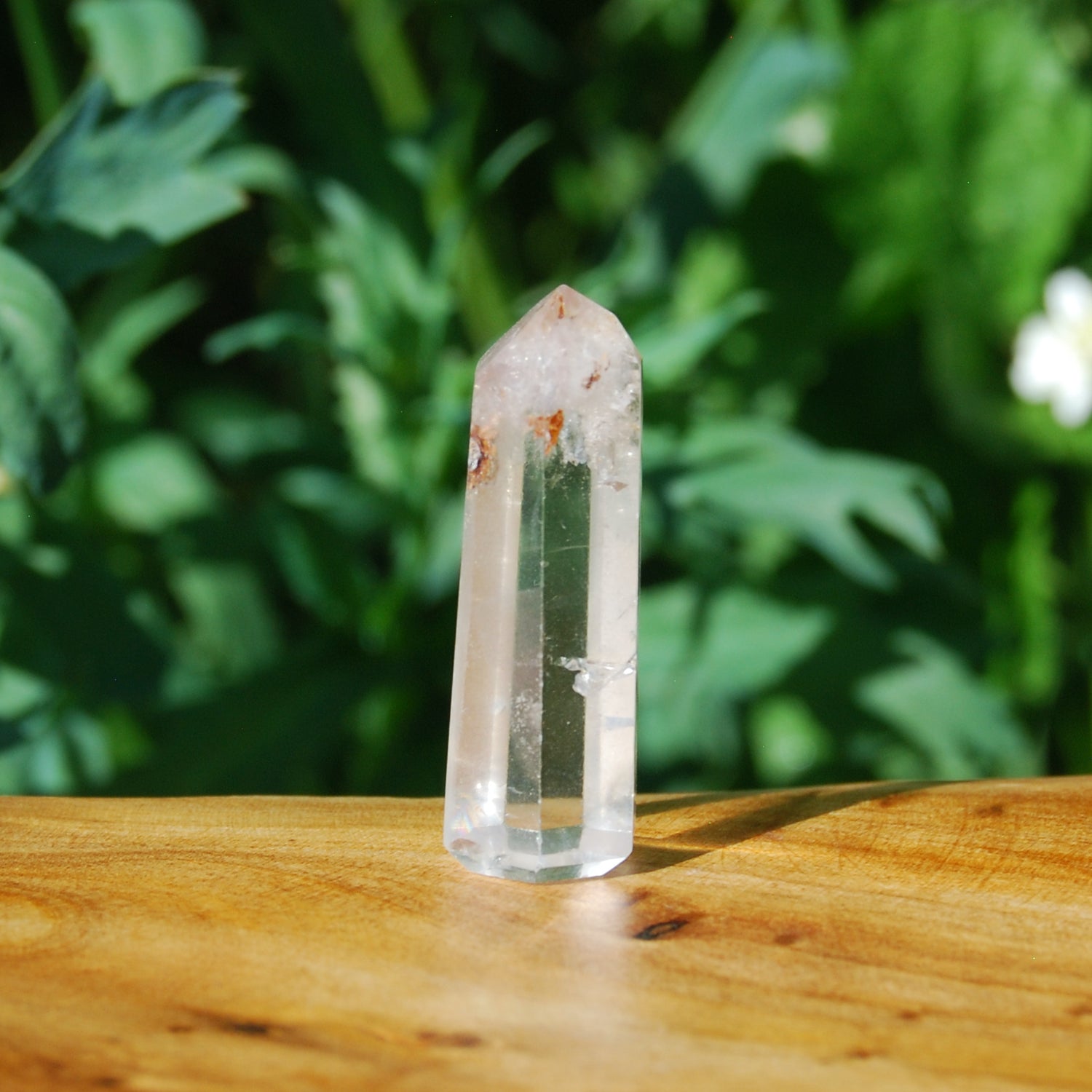 Pink Lithium Quartz Crystal Tower