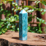 Blue Apatite Crystal Tower
