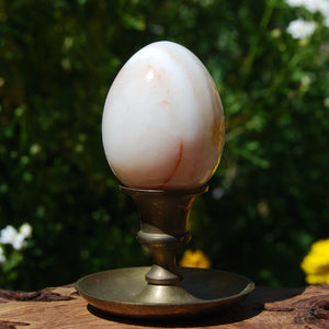 Sardonyx Agate Crystal Egg