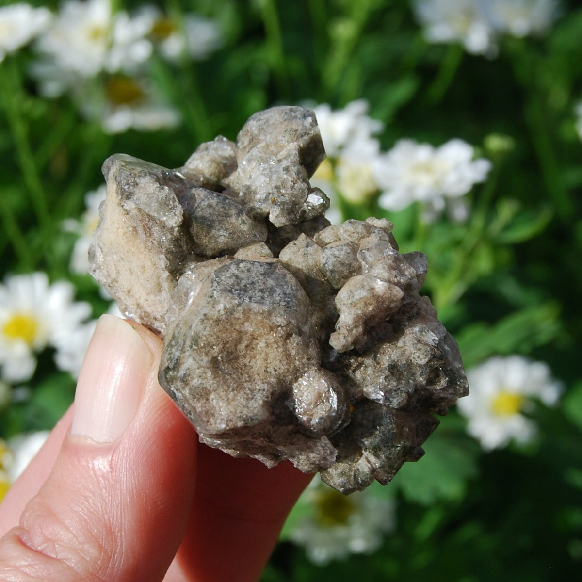 Scenic Chlorite Quartz Crystal Cluster, Brazil