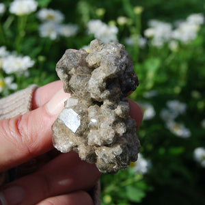 Scenic Chlorite Quartz Crystal Cluster, Brazil