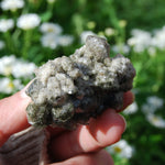 Scenic Chlorite Quartz Crystal Cluster, Brazil