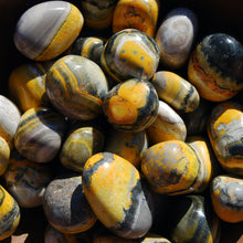 Load image into Gallery viewer, Bumblebee Jasper Tumbled Stones
