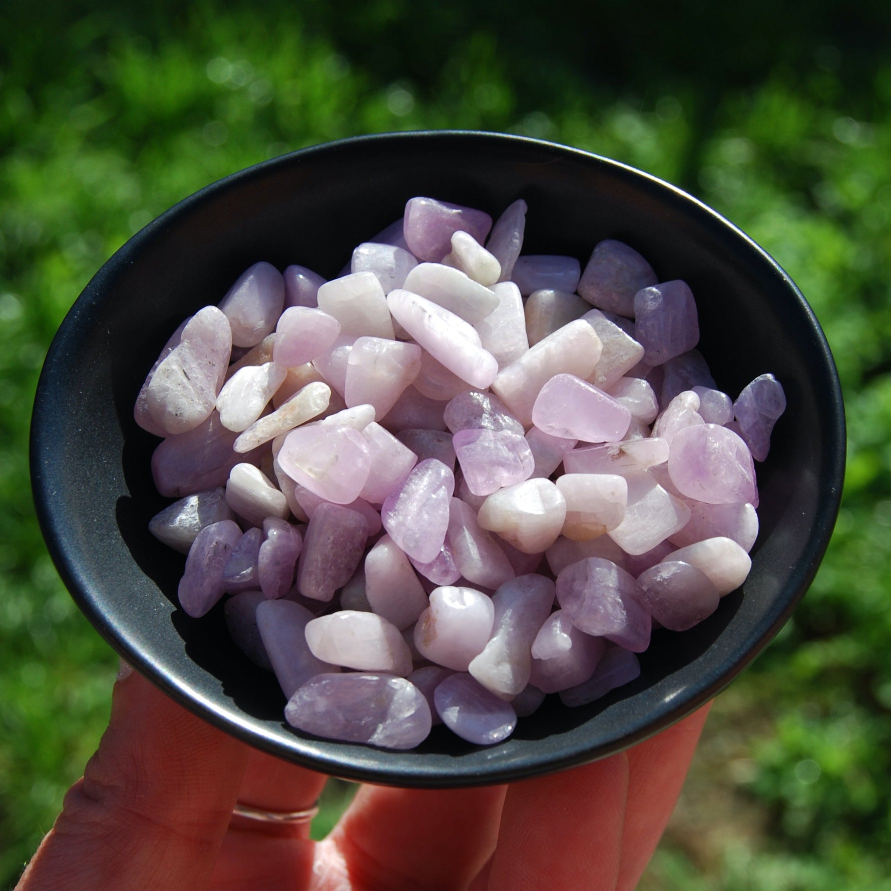 Kunzite Crystal Tumbled Stones, XS Flashy Kunzite Crystals, Afghanistan