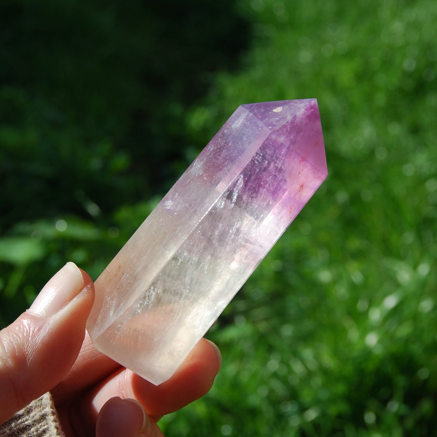 Magenta Pink Fluorite Crystal Tower