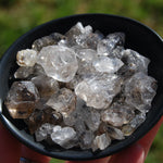 Pakimer Diamond, Herkimer Diamond, UV Reactive Fenster Petroleum Quartz, Fluorescent Enhydro Quartz Crystal Points, Pakistan