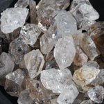 Pakimer Diamond, Herkimer Diamond, UV Reactive Fenster Petroleum Quartz, Fluorescent Enhydro Quartz Crystal Points, Pakistan