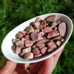 Genuine Rhodochrosite Crystal Tumbled Stones, XS