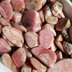Genuine Rhodochrosite Crystal Tumbled Stones, XS