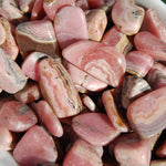 Genuine Rhodochrosite Crystal Tumbled Stones, XS
