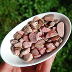 Genuine Rhodochrosite Crystal Tumbled Stones, XS