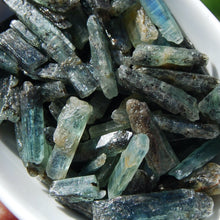 Load image into Gallery viewer, Raw Green Kyanite Crystal Blades, Raw Kyanite Crystals, Brazil
