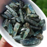 Raw Green Kyanite Crystal Blades, Raw Kyanite Crystals, Brazil
