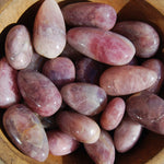  Purple Rose Quartz Crystal Tumbled Stones, Violet Star Rose Quartz Crystals, Purple Star Rose Quartz