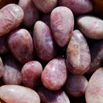  Purple Rose Quartz Crystal Tumbled Stones, Violet Star Rose Quartz Crystals, Purple Star Rose Quartz