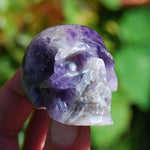 Amethyst Carved Crystal Skull Realistic