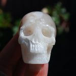 Flower Agate Sakura Agate Geode Crystal Skull Realistic 