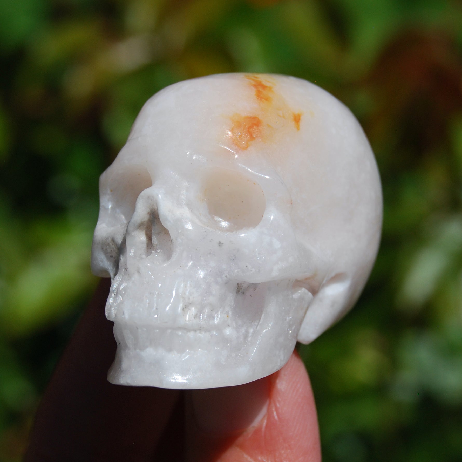 Sakura Agate Crystal Skull 
