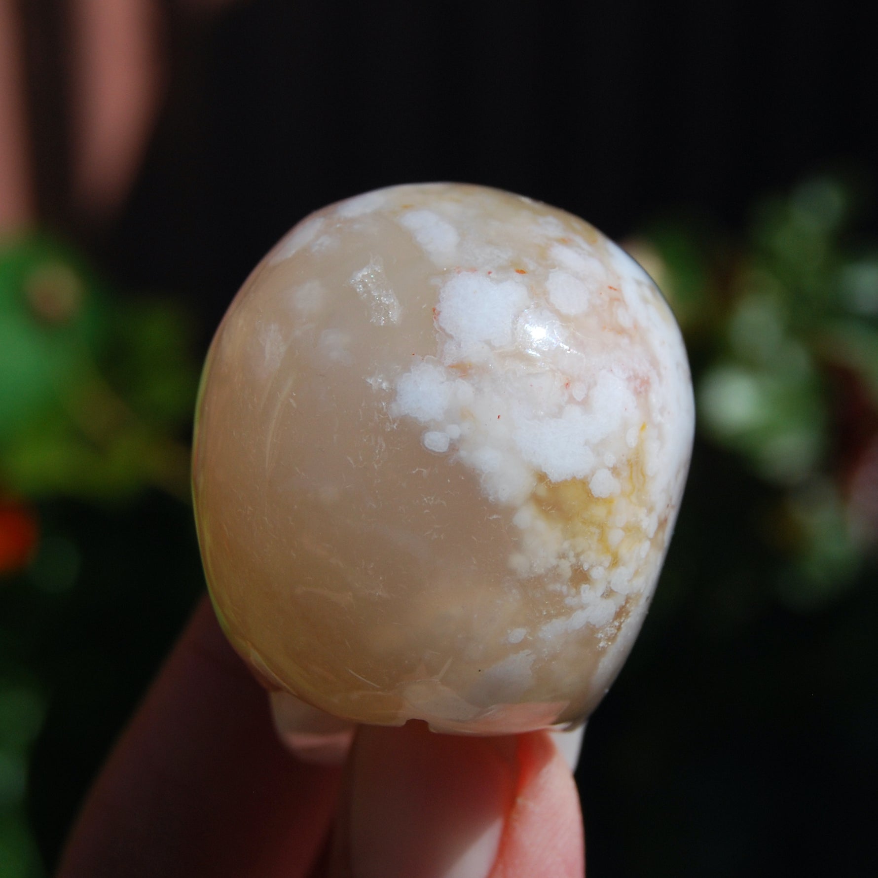 Flower Agate Sakura Agate Geode Crystal Skull Realistic 