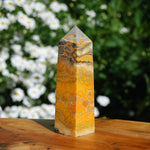 Bumble Bee Jasper Crystal Tower, Bumblebee Jasper Tower
