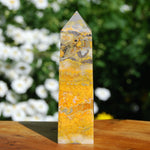 Bumble Bee Jasper Crystal Tower, Bumblebee Jasper Tower