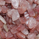 Strawberry Quartz Crystal Tumbled Stones
