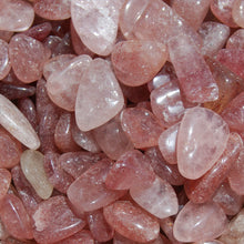 Load image into Gallery viewer, Strawberry Quartz Crystal Tumbled Stones
