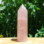 Rose Quartz Crystal Tower Gemmy Girasol Madagascar