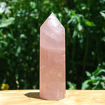 Rose Quartz Crystal Tower Gemmy Girasol Madagascar