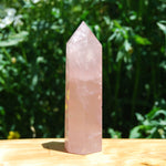 Rose Quartz Crystal Tower Gemmy Girasol Madagascar