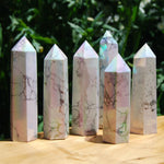 Angel Aura Howlite Crystal TowerAngel Aura Howlite Crystal Tower
