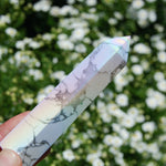 Angel Aura Howlite Crystal Tower
