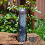 Purple Chalcedony Crystal Tower, Violet Agate Indonesia