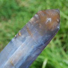 Load image into Gallery viewer, Purple Chalcedony Crystal Tower Violet Agate Indonesia
