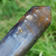 Load image into Gallery viewer, Purple Chalcedony Crystal Tower Violet Agate Indonesia
