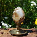 Sulemani Agate Crystal Egg, Eye of Shiva, Banded Bullseye Agate